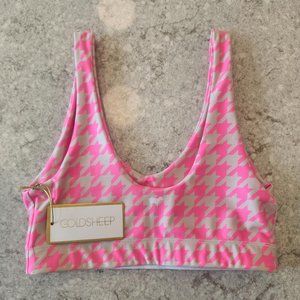 GOLDSHEEP / NEON PINK HOUNDSTOOTH UBRA